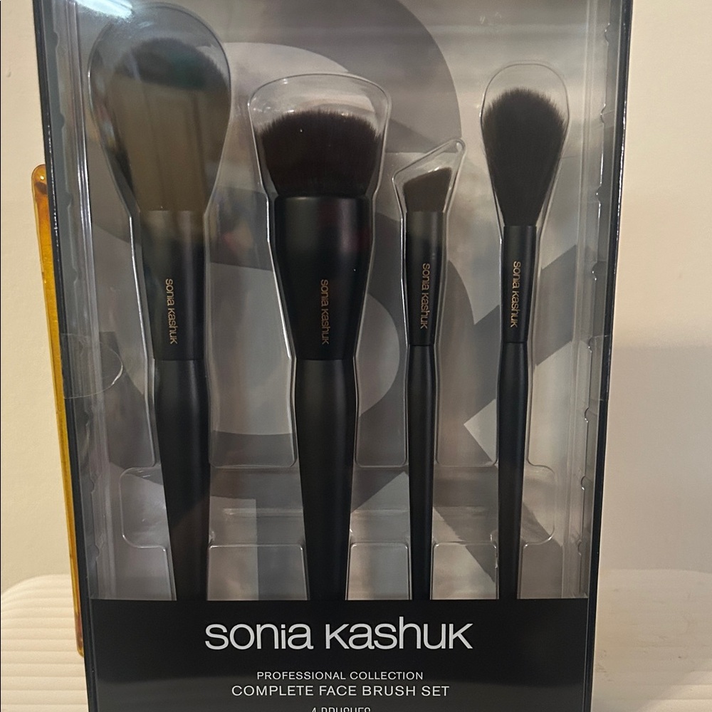 Sonia Kashuk Professional Face Brush Set - Black